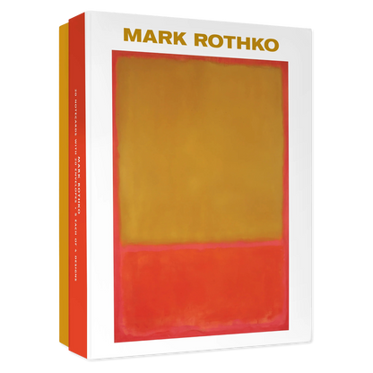 Box with Mark Rothko painting design on a white background