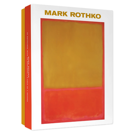 Box with Mark Rothko painting design on a white background