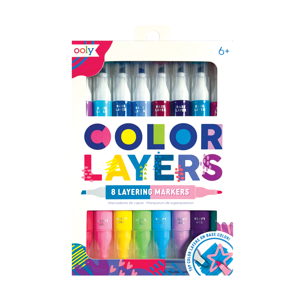 Color Layers Marker Set, Set of 8