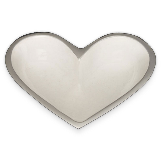 Mini Happy Heart Dish: White - Chrysler Museum Shop