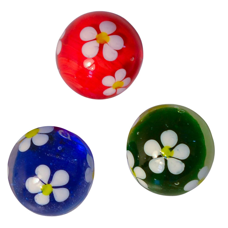 Handmade Glass Marble: Blossom