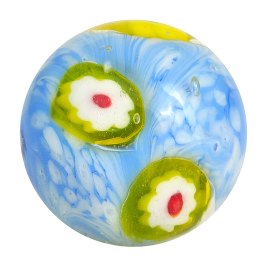 Handmade Glass Marble: Eye of the Storm