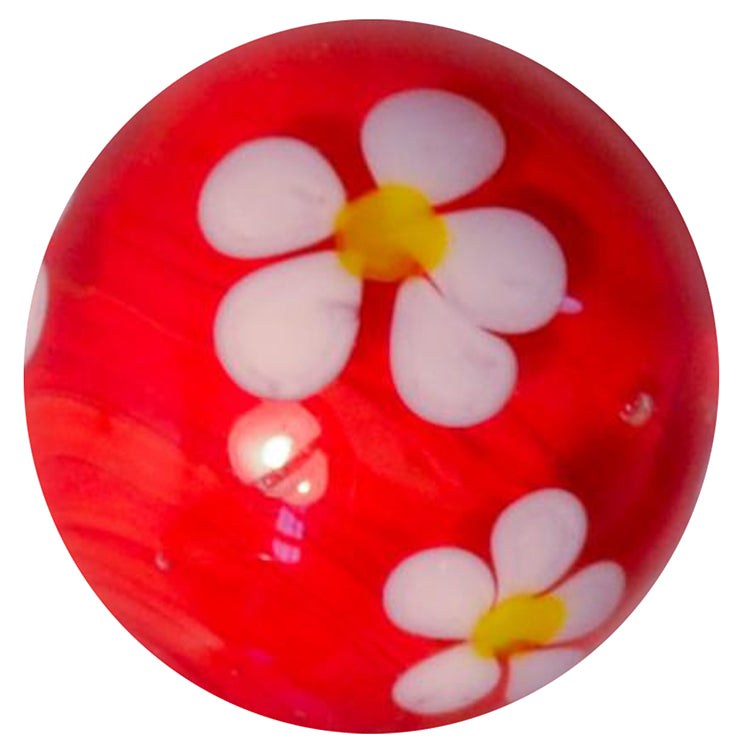 Handmade Glass Marble: Blossom