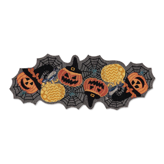 Jackolanterns Beaded Table Runner - Chrysler Museum Shop