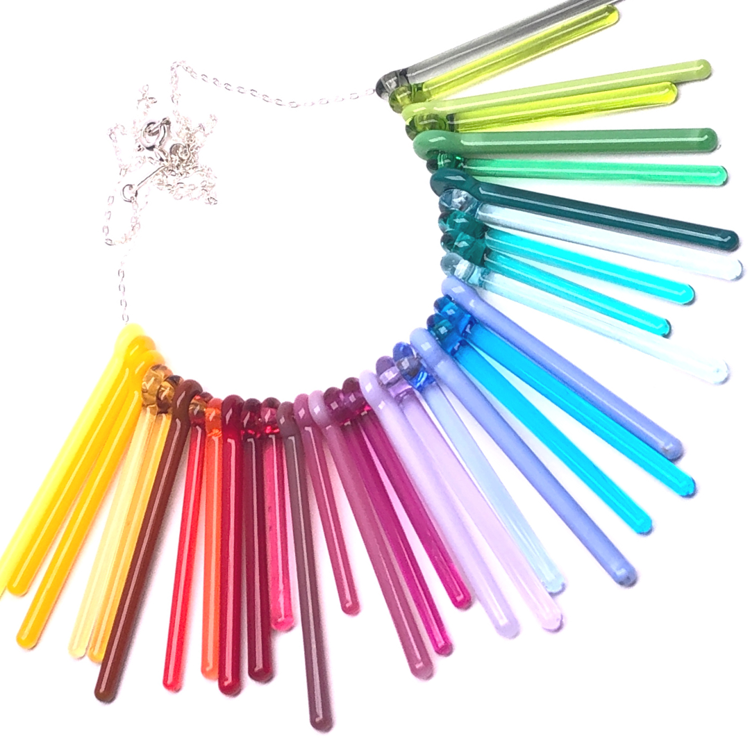 Fosforo Rainbow Corona Necklace - Chrysler Museum Shop