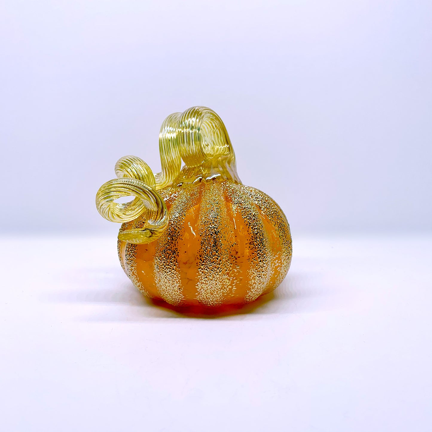 Gilded Glass Pumpkin