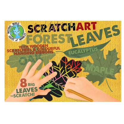 Scratch Art: Waldblätter
