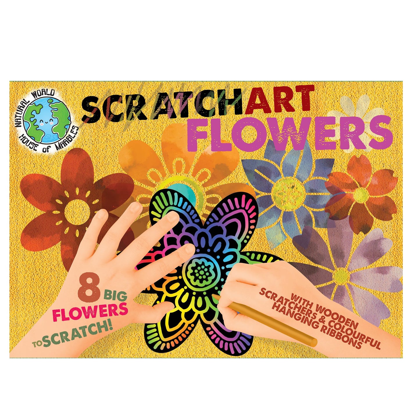 Scratch Art: Flowers