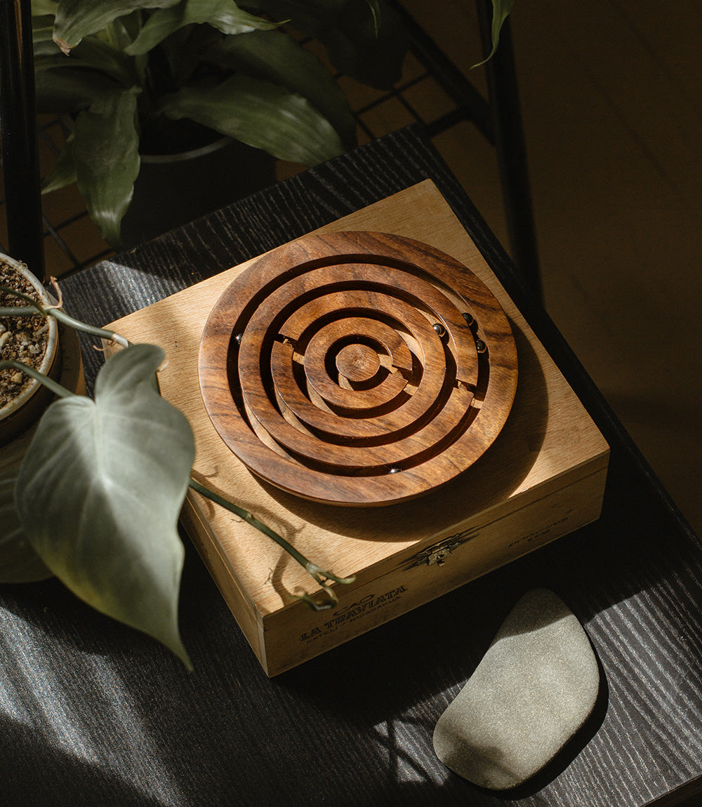 Classic Wooden Labyrinth Game