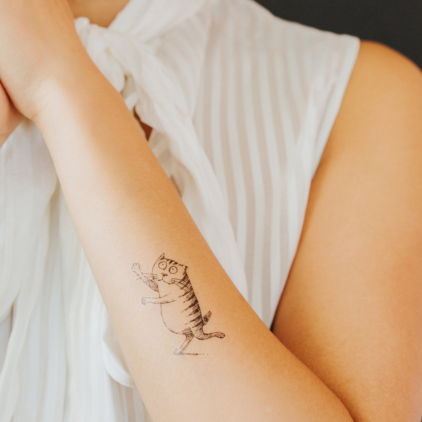 Temporäre Tattoos „Foss the Cat“ von Edward Gorey