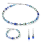GeoCUBE® Jewelry Set: Blue/Green