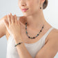 GeoCUBE® Iconic Nature Chain Bracelet: Black/Multi