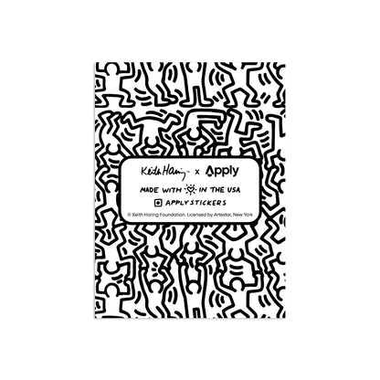 Statue of Liberty by Keith Haring - Die-Cut Sticker (back) - Chrysler Museum Shop