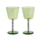 Duet Wine Glass Set of 2 (Green)