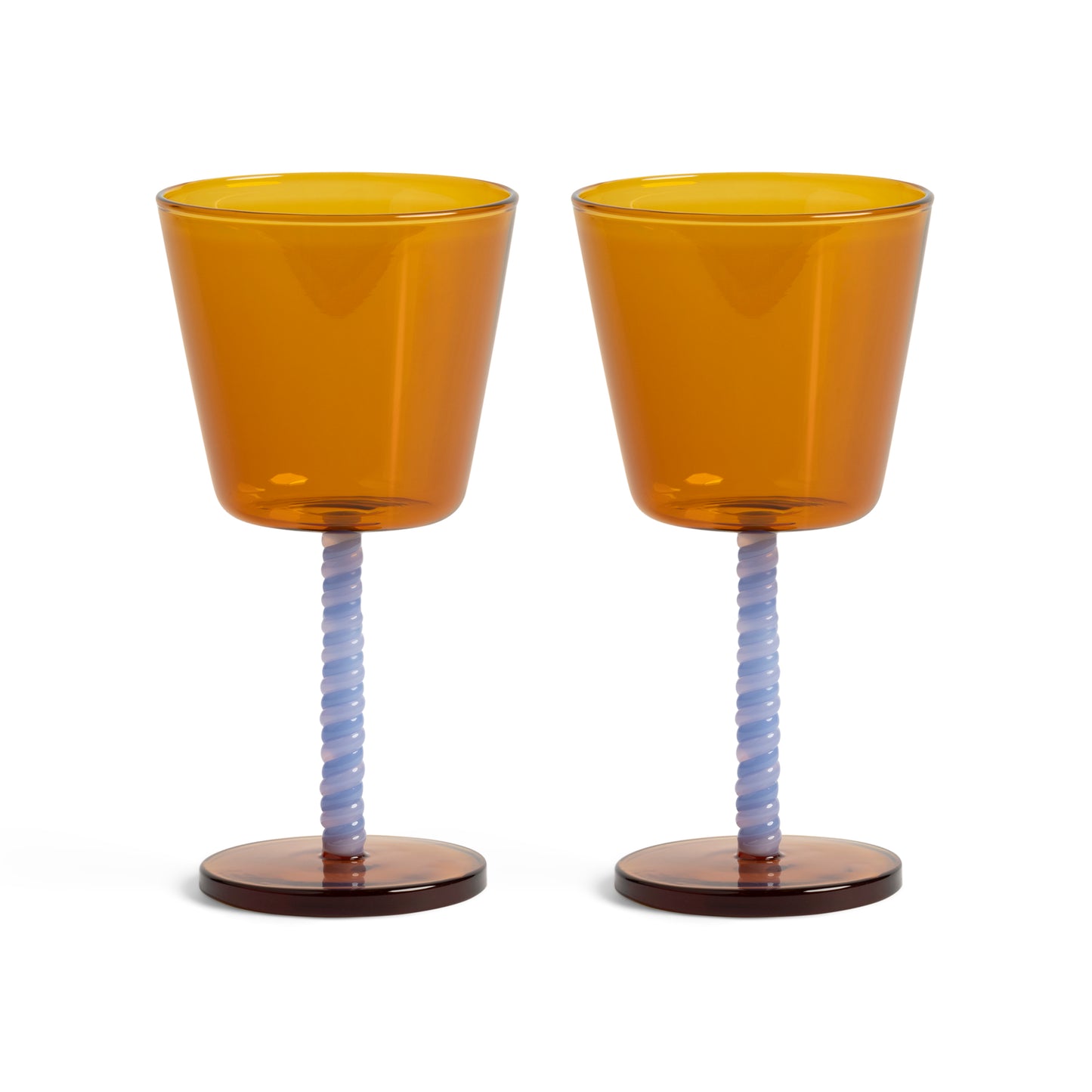 Duet Wine Glass Set of 2 (Amber)