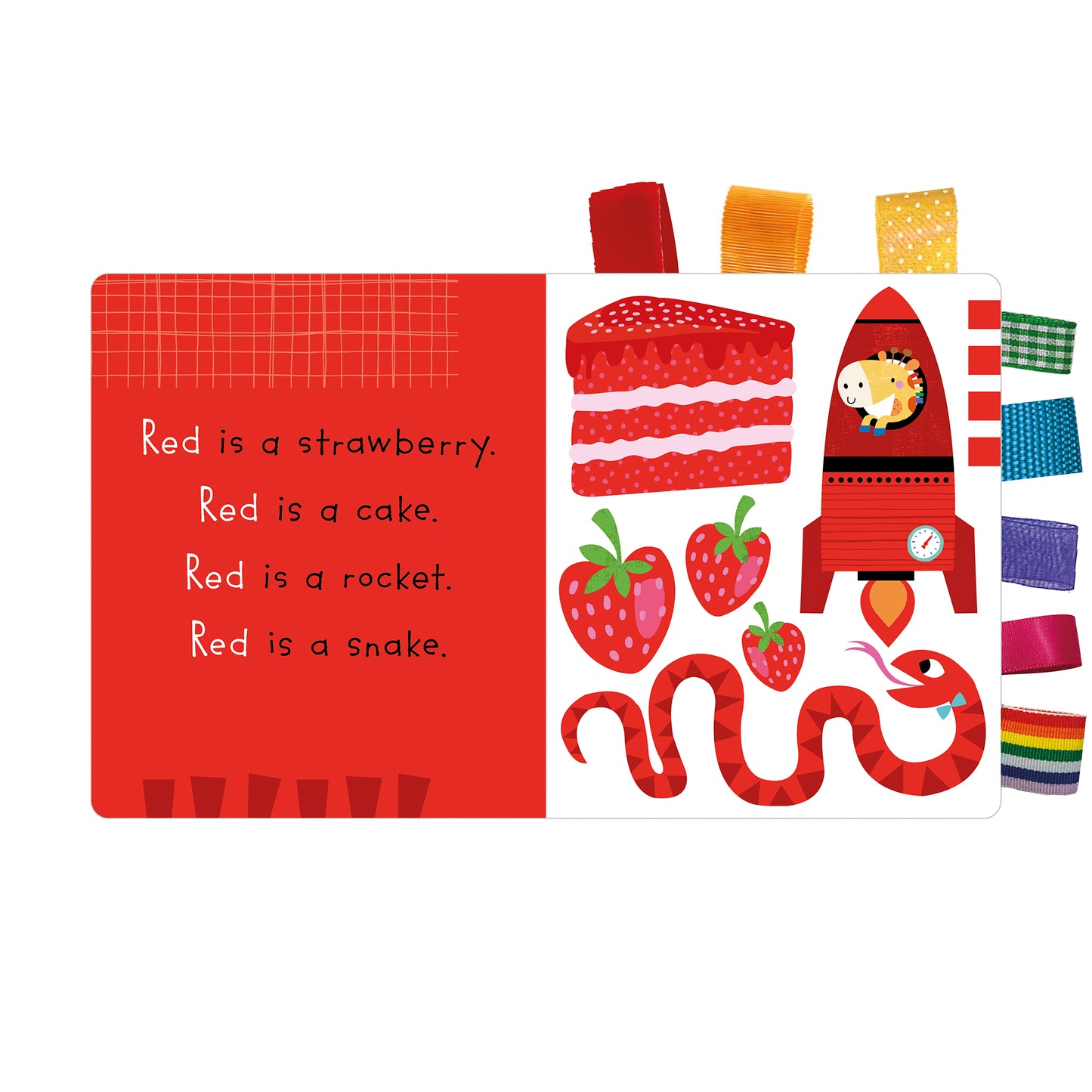 Rainbow Colors Ribbon Board Book