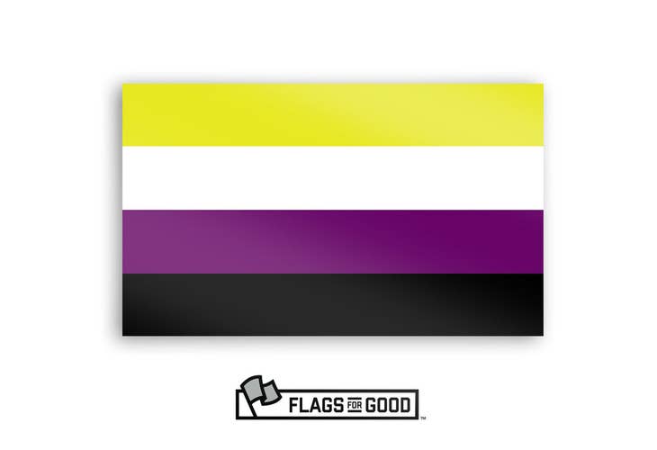 Non-Binary Pride Sticker