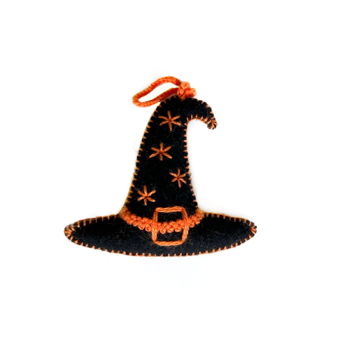 Klassisches Halloween-Ornament: Hexenhut