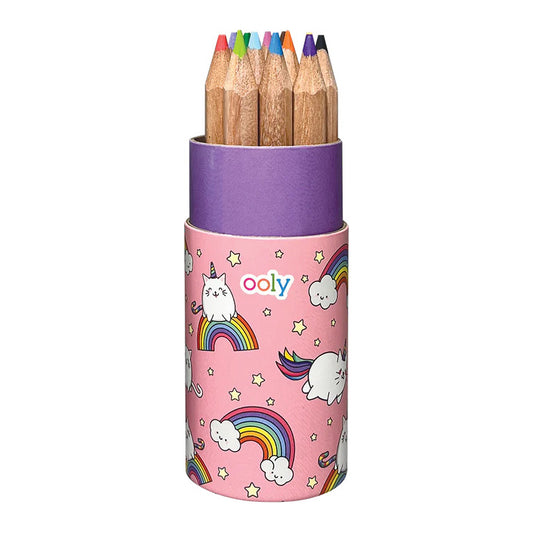 Draw 'n Doodle Mini Colored Pencils: Unicorn Cats & Rainbows