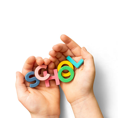 Soft Magnetic Letters Set (1 inch Rainbow Prep)