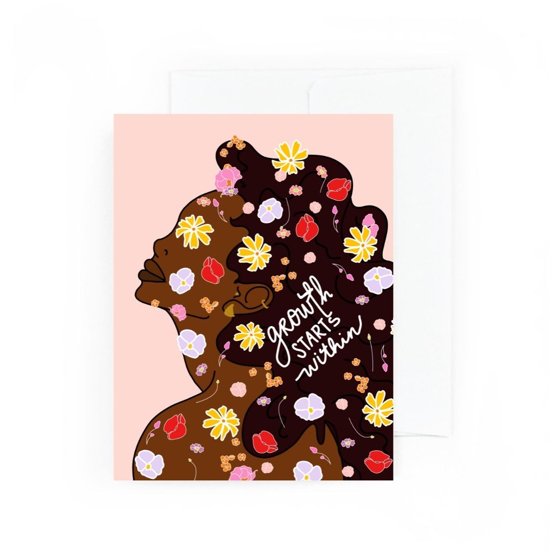 Growth Starts Within Greeting Card
