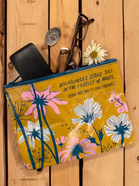 Wildflowers Zippered Pouch - Chrysler Museum Shop