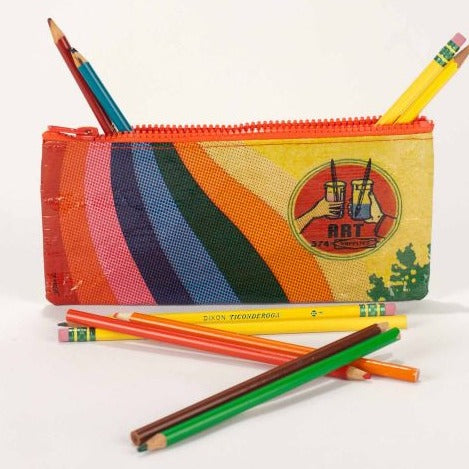 Art Supplies Zippered Pencil Pouch - Chrysler Museum Shop