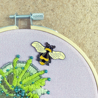 Enamel Needle Minder: Bumblebee