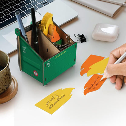 Desk Dumpster Pencil Holder (in situ) - Chrysler Museum Shop