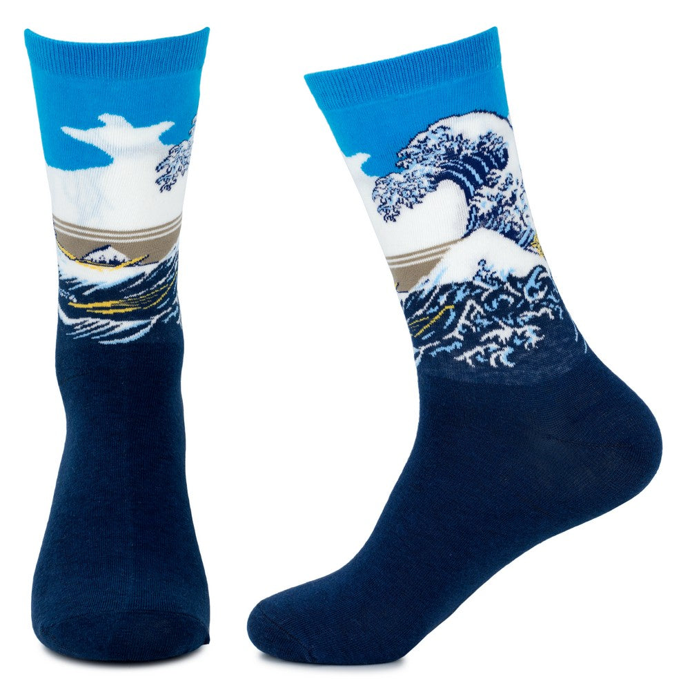 Hokusai Great Wave Socks - Chrysler Museum Shop