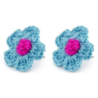 Crocheted Flower Earrings