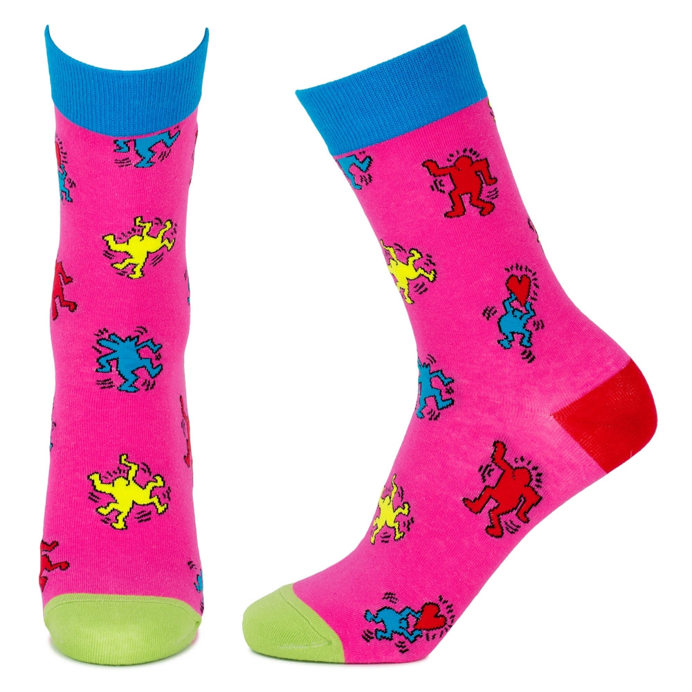 Keith Haring Socks: Crowd - Chrysler Museum Shop