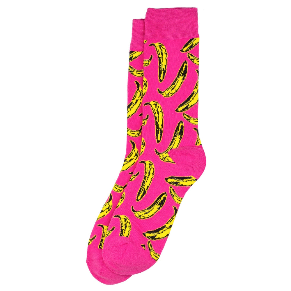 Andy Warhol Pink Bananas Socks (Small)- Chrysler Museum Shop