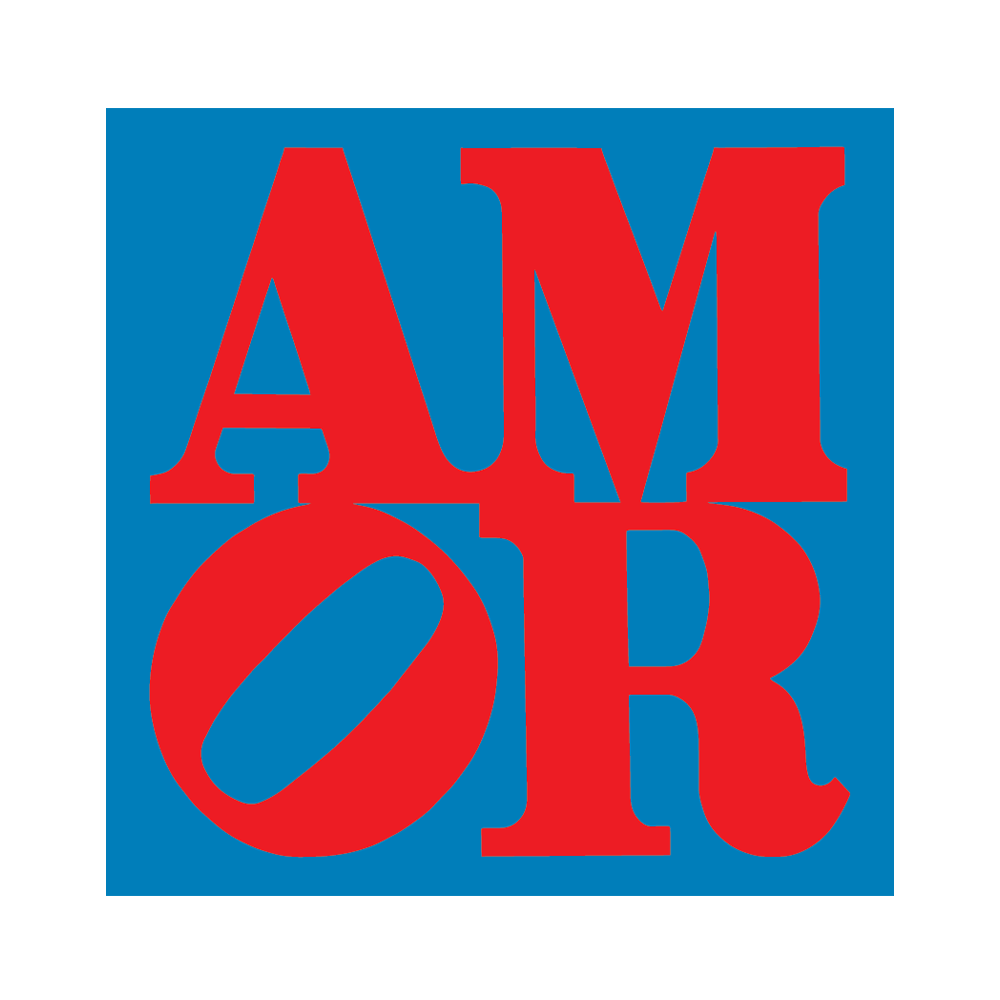 AMOR by Robert Indiana - Die-Cut Sticker - Chrysler Museum Shop