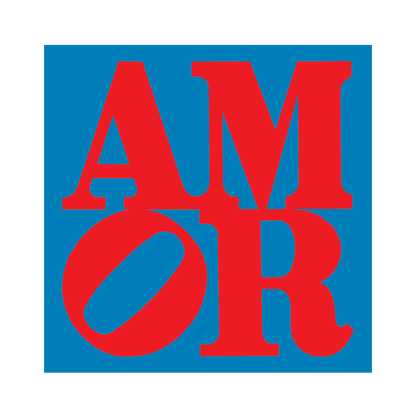 AMOR by Robert Indiana - Die-Cut Sticker - Chrysler Museum Shop