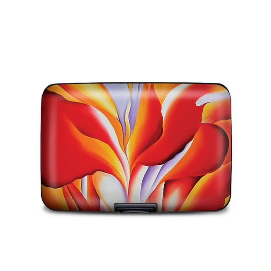 Georgia O'Keeffe "Red Canna" Armored Wallet - Chrysler Museum Shop