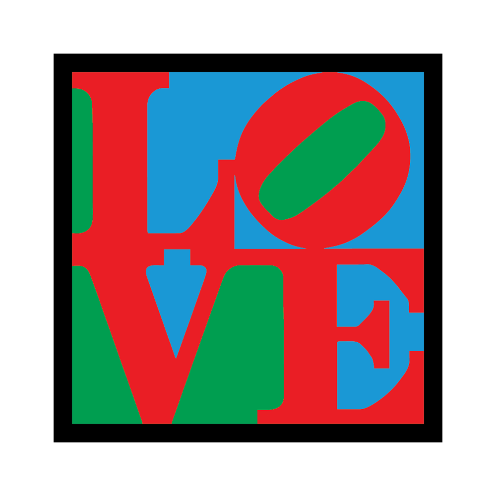 LOVE by Robert Indiana - Die-Cut Sticker - Chrysler Museum Shop