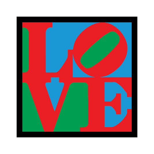 LOVE by Robert Indiana - Die-Cut Sticker - Chrysler Museum Shop