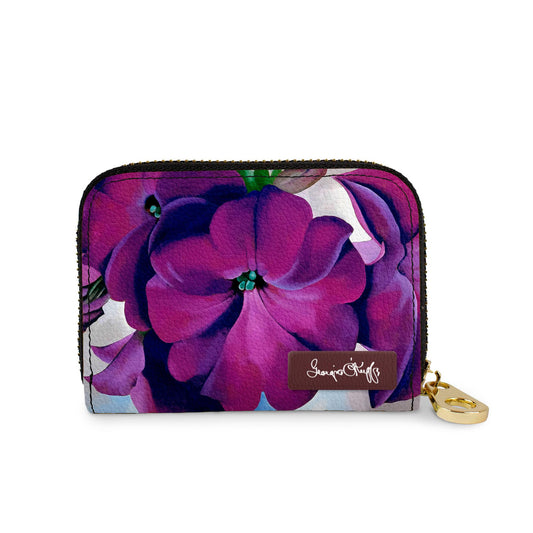 Georgia O'Keeffe "Petunia" Zip Wallet - Chrysler Museum Shop