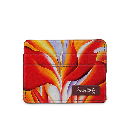 Georgia O'Keeffe "Red Canna" Slim Wallet - Chrysler Museum Shop