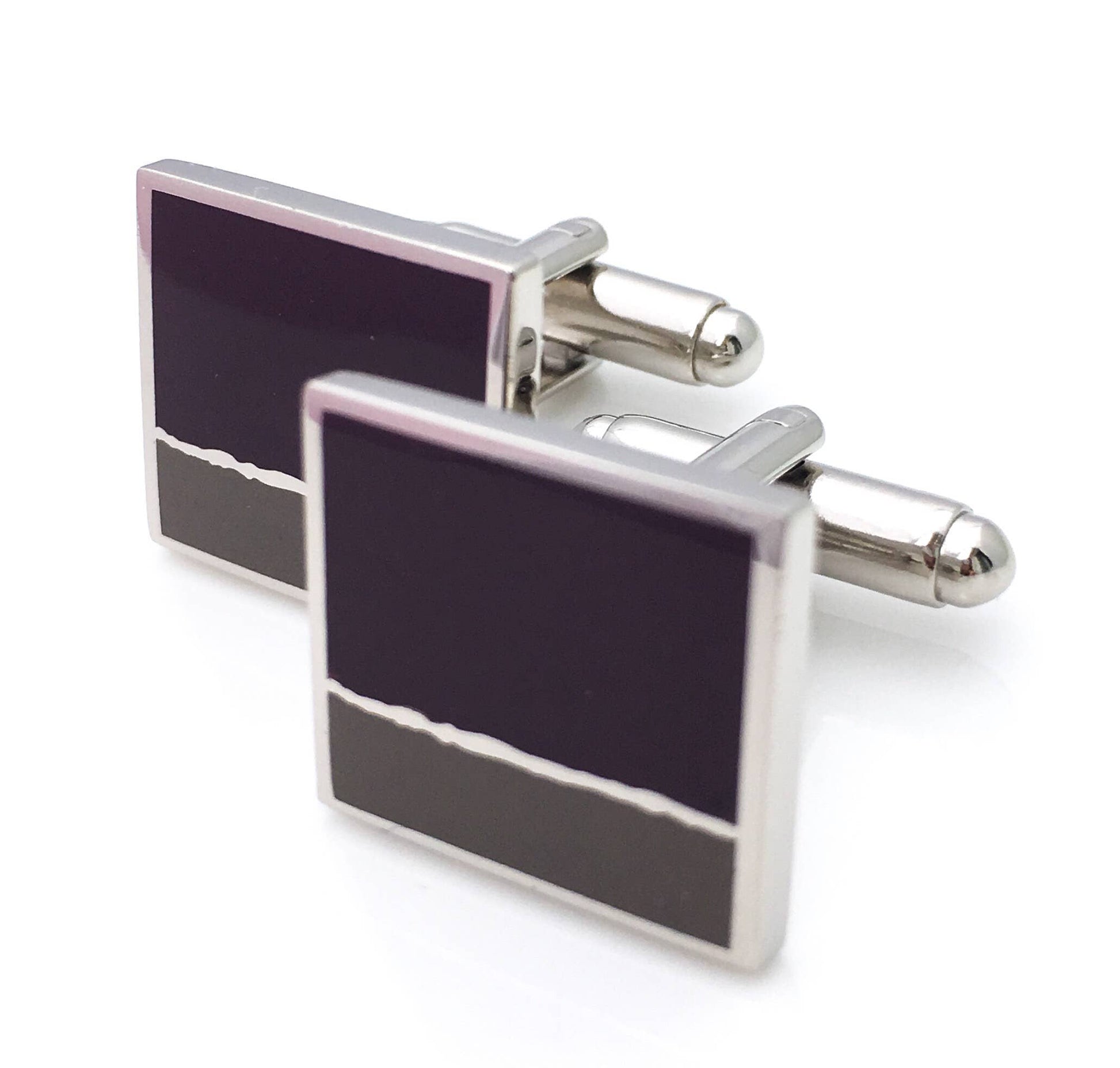 Modernism Cufflinks: Neutral - Chrysler Museum Shop