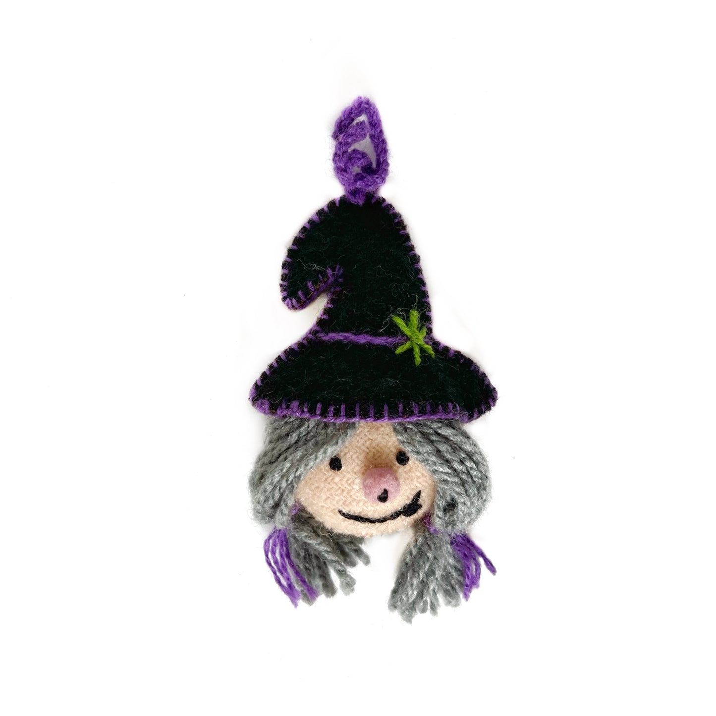 Colorful Halloween Ornament: Witch