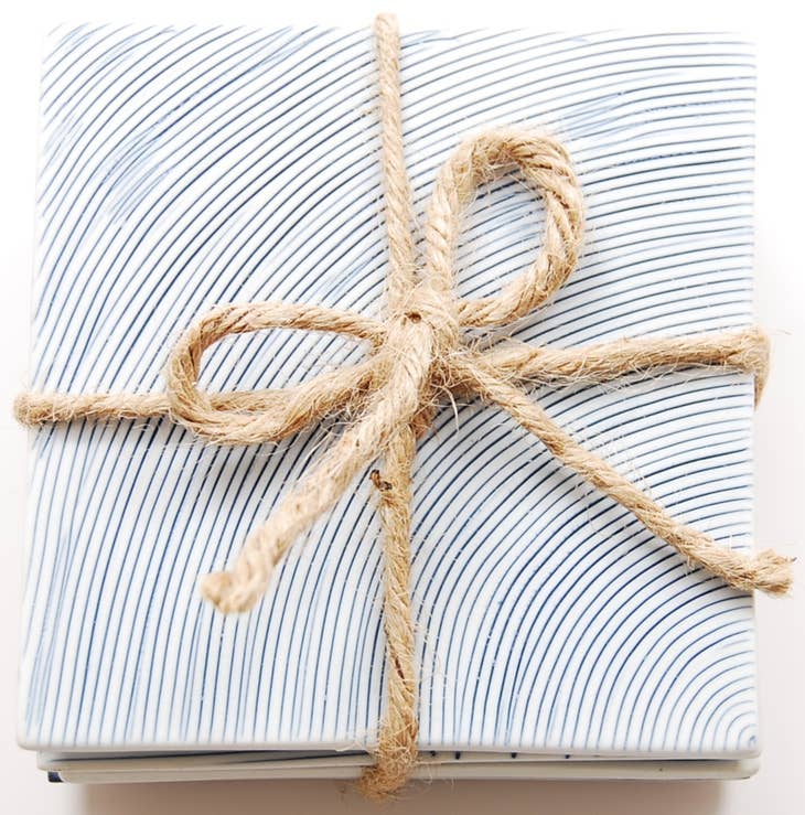 Porcelain Coaster Set of 4 - Chrysler Museum Shop