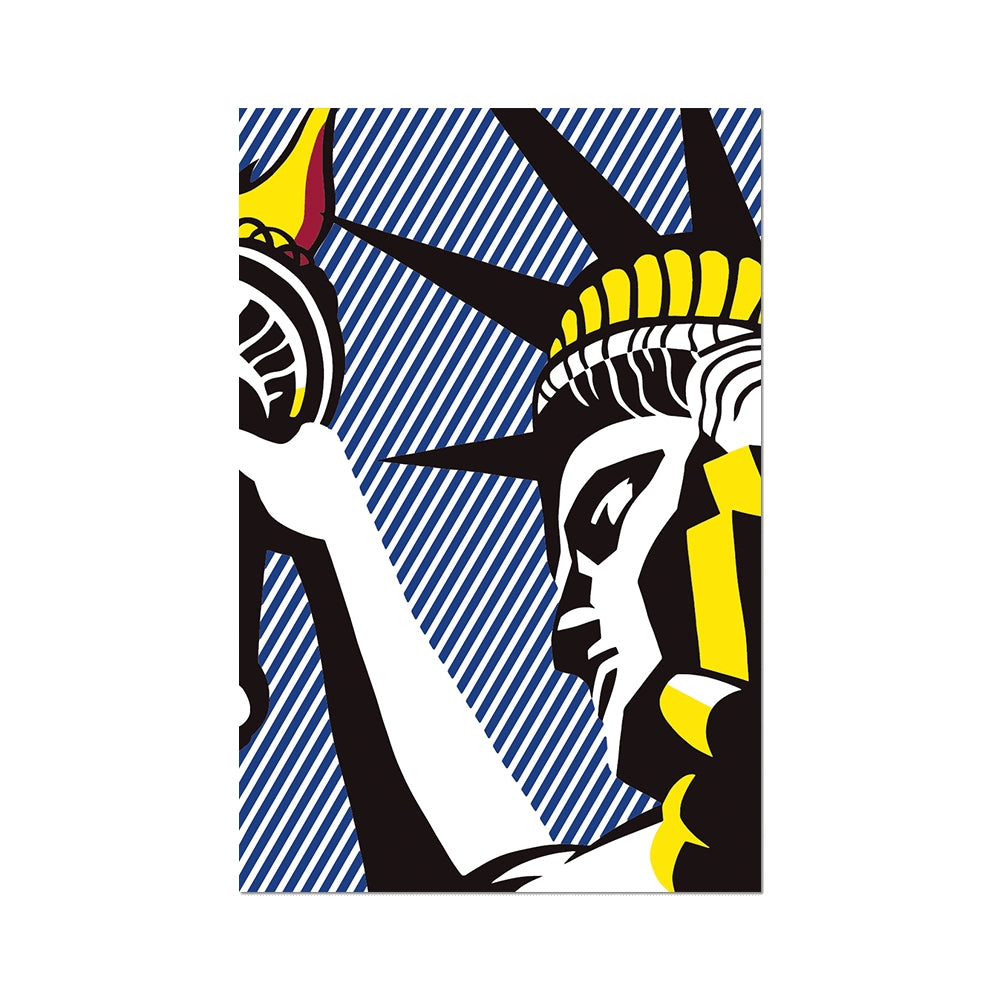 I Love Liberty by Roy Lichtenstein - Die-Cut Sticker - Chrysler Museum Shop