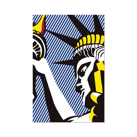 I Love Liberty by Roy Lichtenstein - Die-Cut Sticker - Chrysler Museum Shop