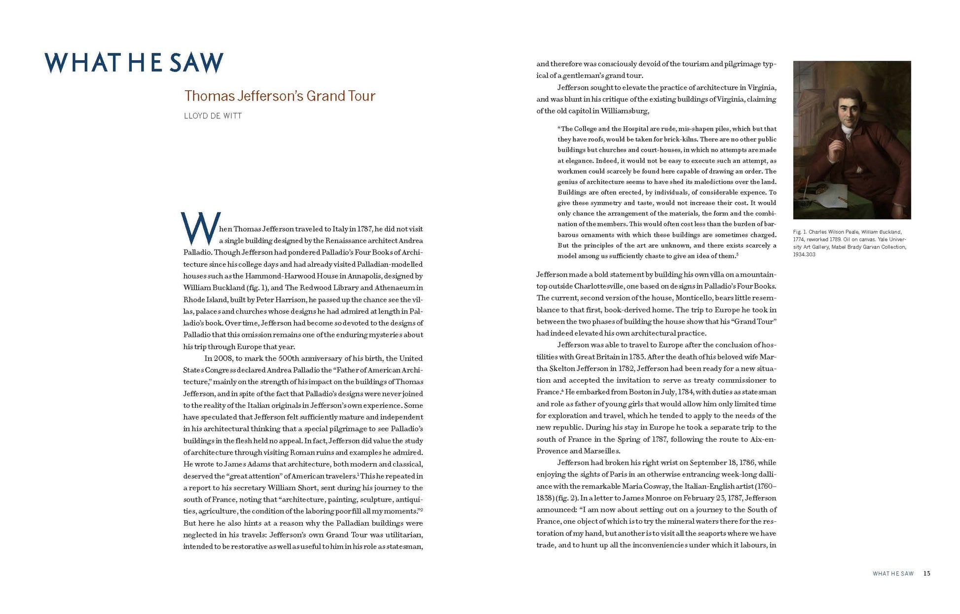 Thomas Jefferson, Architect (Interior Spread) - Chrysler Museum Shop