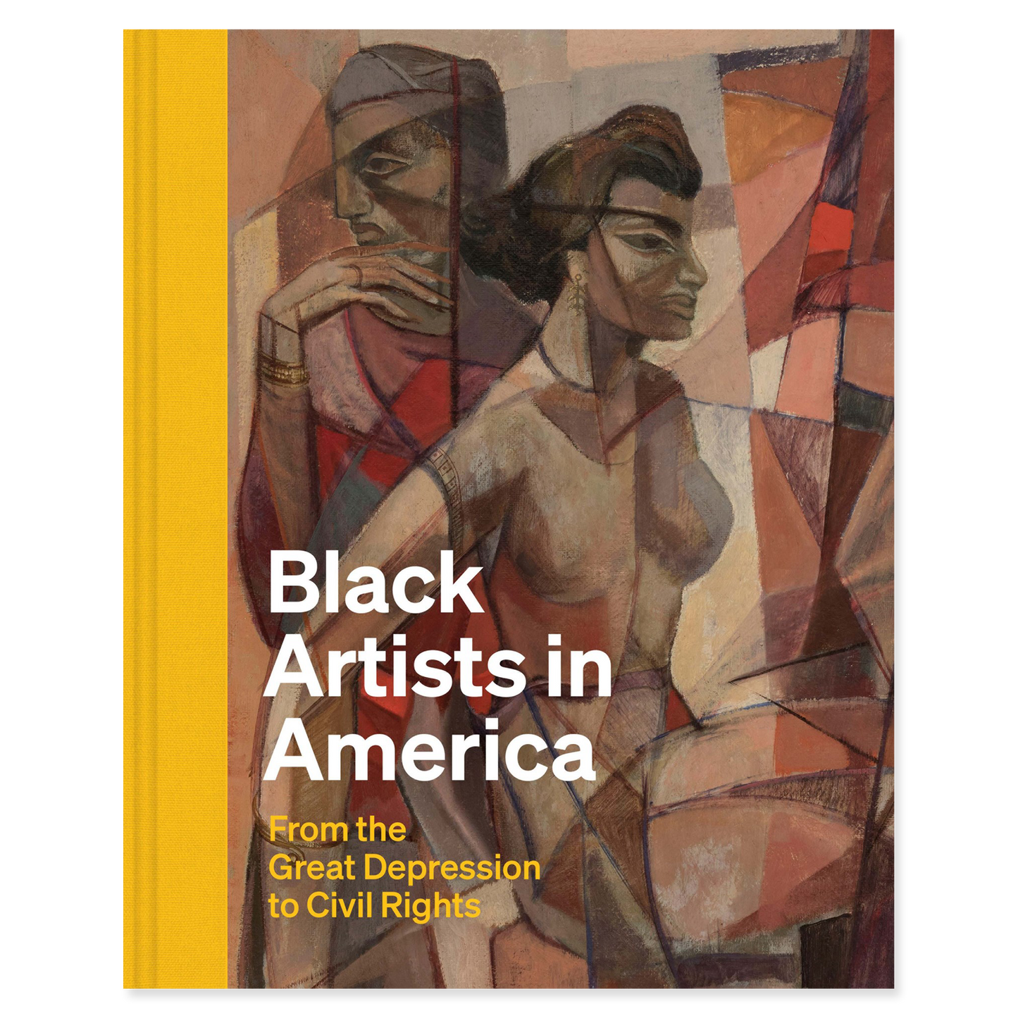 Book cover of 'Black Artists in America' with abstract art design and text.
