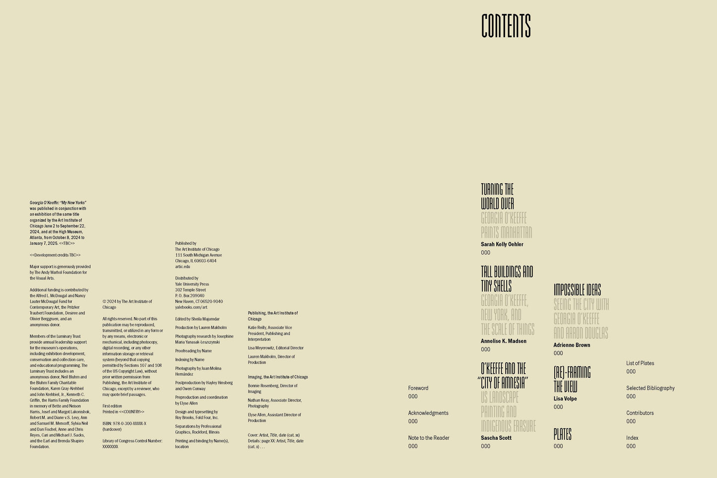 Georgia O'Keeffe: My New Yorks