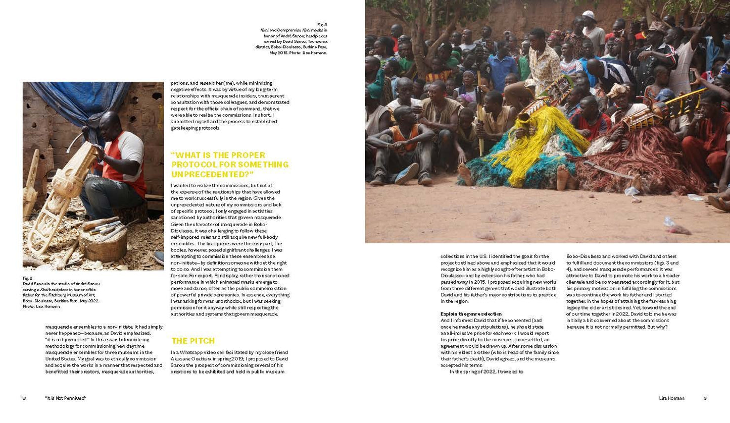 New African Masquerades:  Artistic Innovations and Collaborations