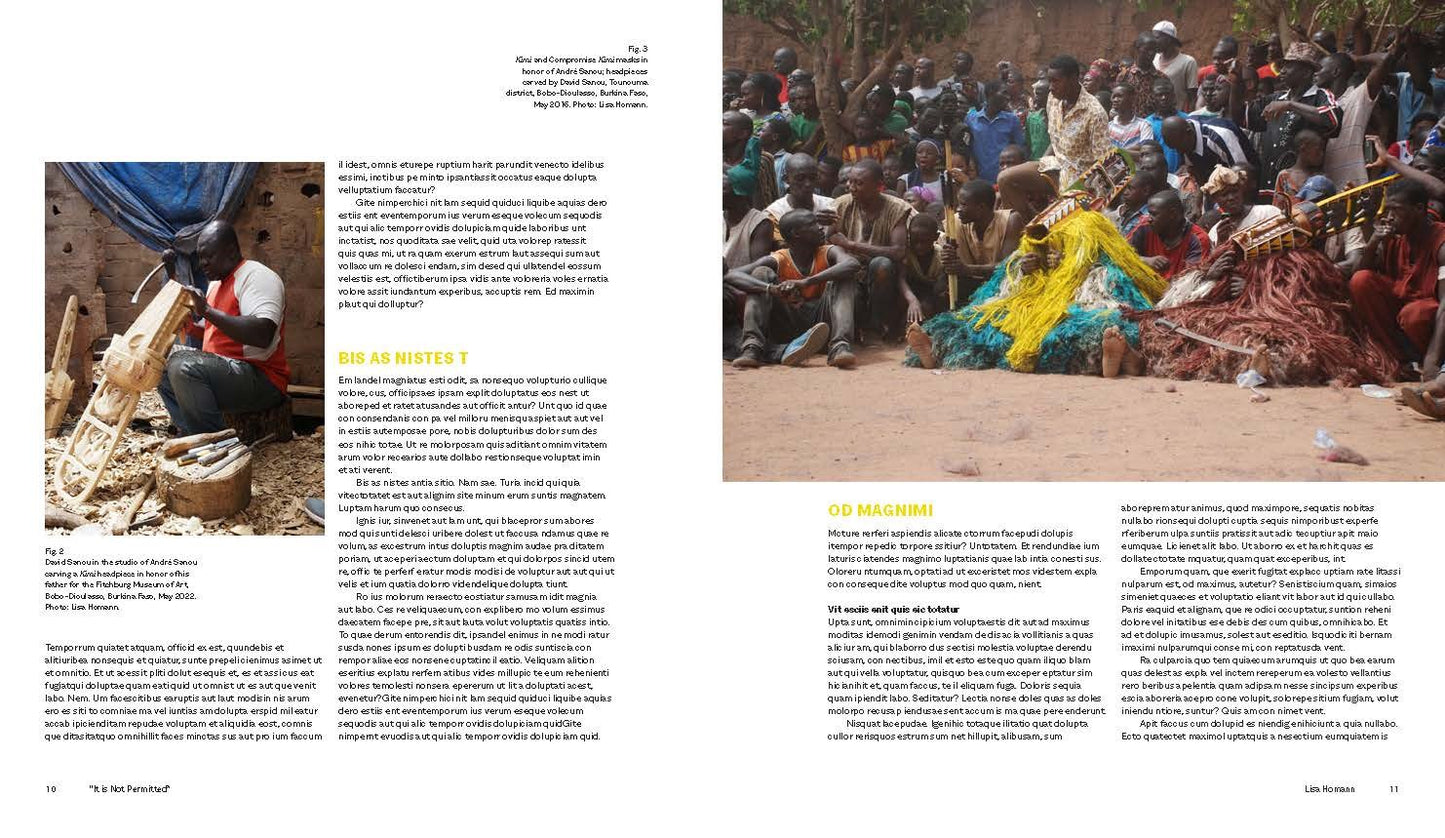 New African Masquerades:  Artistic Innovations and Collaborations